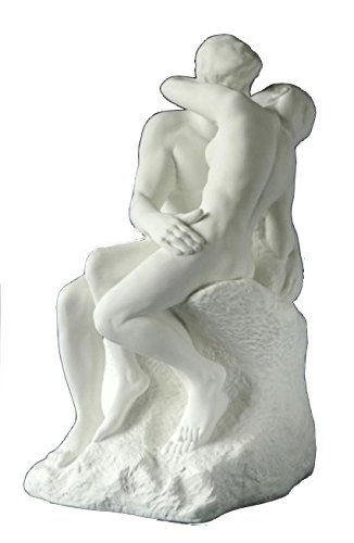 Parastone Museums Kollection - Der Kuss - 14cm - Auguste Rodin #02 - Weiß - Resin - Sculptur von Parastone