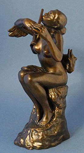 Camille Claudel Die Flötenspielerin in Bronzeoptik von Parastone Museums Kollektion