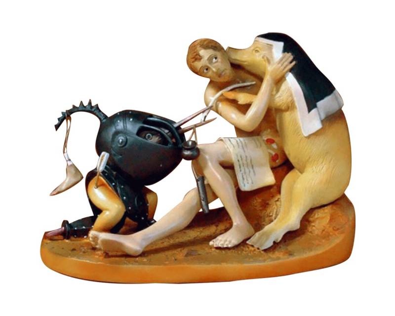 Parastone Dekofigur Der Vertrag - Museumsshop (Replikat) - Hieronymus Bosch von Parastone