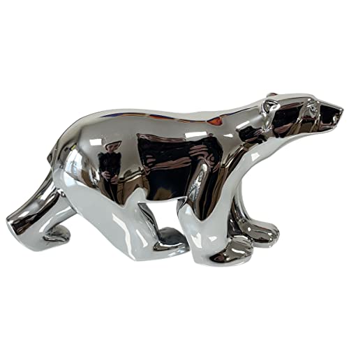 Parastone Eisbär (Ours Blanc) S - Museumsshop Kollektion - 11 cm, Skulptur nach Francois Pompon, Farbe: Silber von Parastone