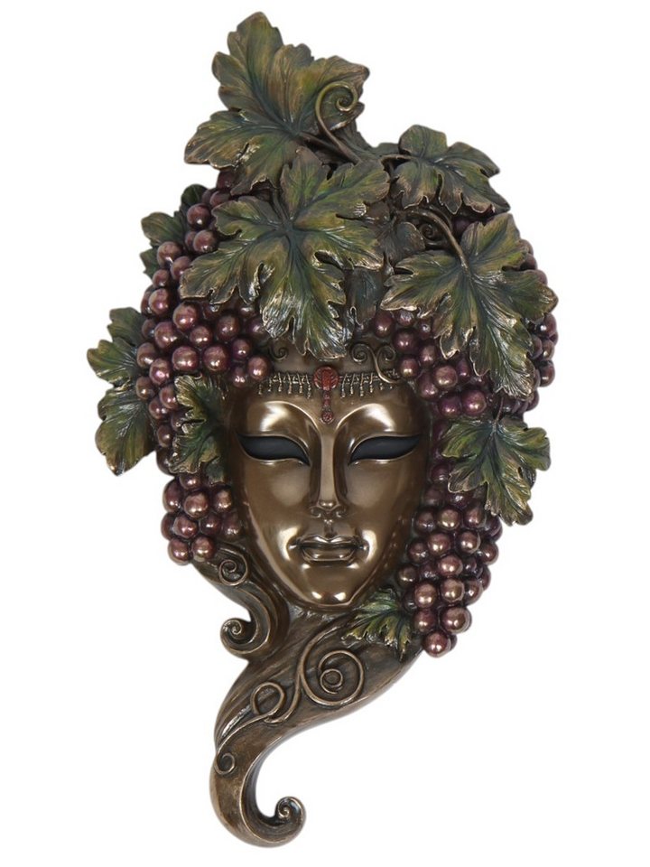 Parastone Wanddekoobjekt Venezianische Maske Con l’Uva H 30 cm Wanddeko mit Trauben & Weinlaub Parastone Wanddekoobjekt Venezianische Maske Con l’Uva H 30 cm Wanddeko mit Trauben & Weinlaub von Parastone