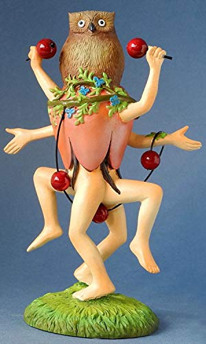 Tänzer mit Eule - Museumsshop Skulptur (Replikat) nach Hieronymus Bosch #28 von Parastone
