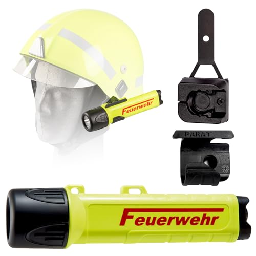 PARALUX® PX1 FEUERWEHR Set für Schuberth F220 Links (Länge x Breite x Tiefe 167 x 41 x 43 mm, Gewicht 185 g, Lichtstrom 120 Lumen, Leuchtweite 150 m, inkl. Batterien) 990813999 von Parat