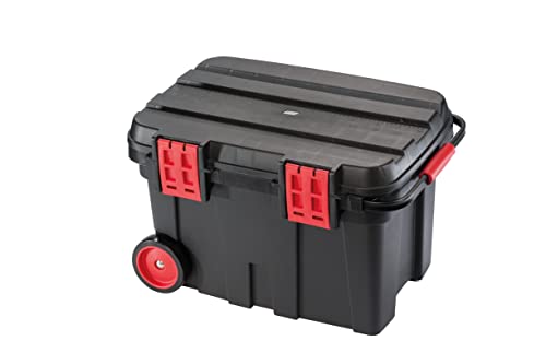 Parat Spezialkoffer PROFI-LINE KingSize (Größe XXXL/Werkzeugcontainer rollbar/Werkzeugbox schwarz, ohne Werkzeug) 5814500391 von Parat
