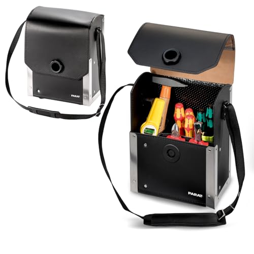 Parat 30.200-581 Top Line Werkzeugtasche mit Magnetverschluss, schwarz (Ohne Inhalt) von Parat