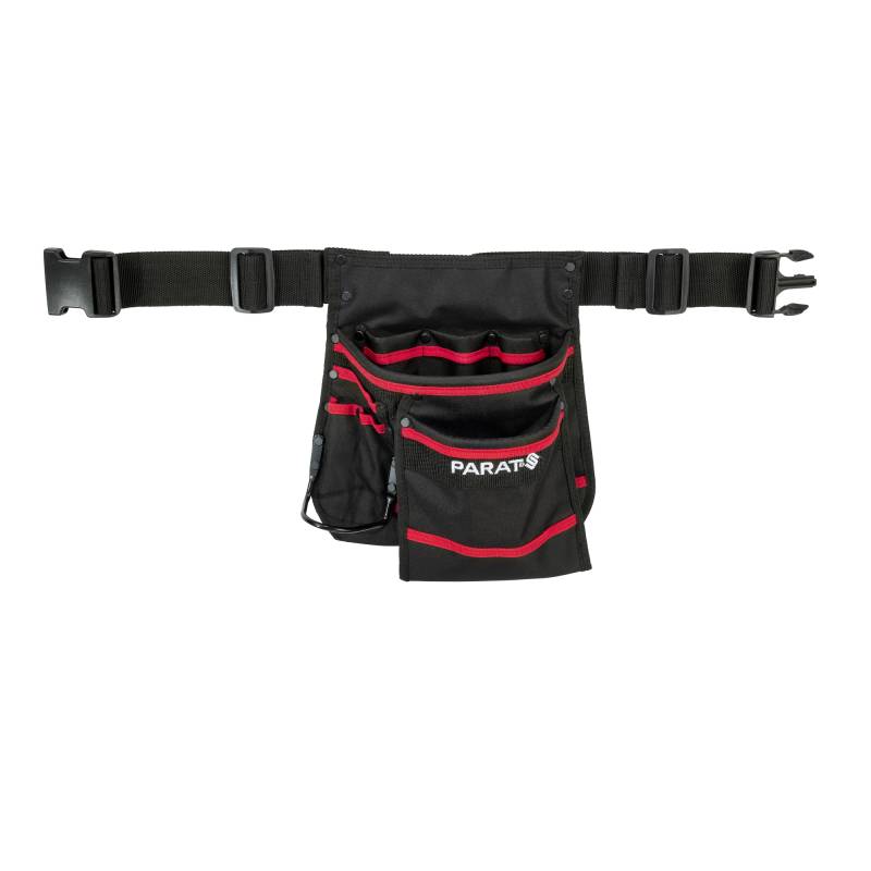 Parat Werkzeug-Gürteltasche 'PARABELT M' schwarz/rot 30 x 24 x 10 cm von Parat