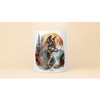 Wolf Design Tasse, Mit Wunschname Oder Text von PariHaus