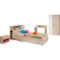 Parisot Jugendzimmer-Set "Charly", (Set, 6 St., Schrank, Bett, Regal, Nachttisch, Schreibtisch) von Parisot