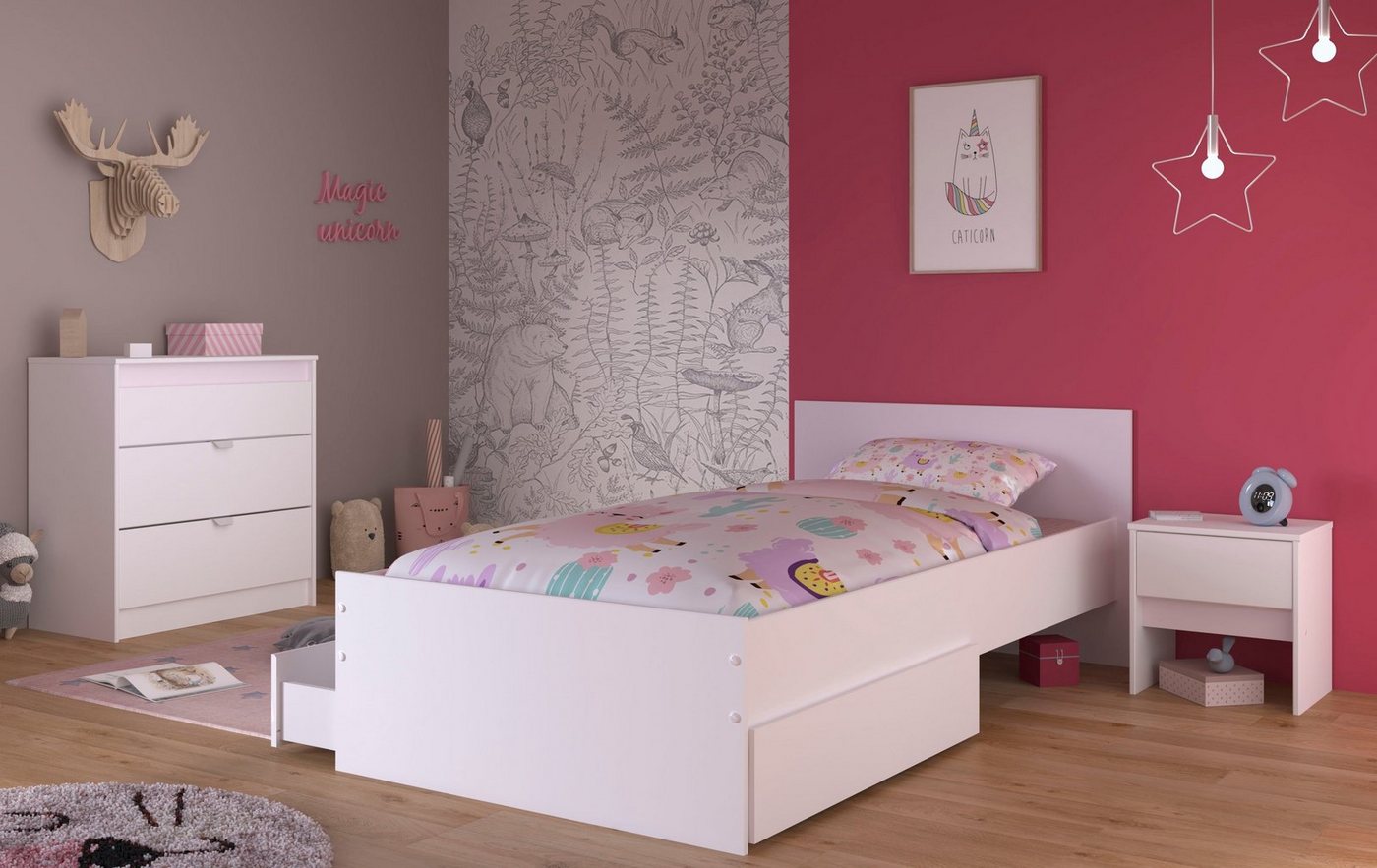 Parisot Jugendzimmer-Set Pirouette, (Set, 4-tlg) von Parisot