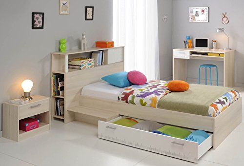 Parisot Kinderzimmer/Jugendzimmer 4-TLG. Charly 11" Akazie-Weiß von Parisot