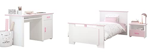 Parisot Kinderzimmer-Set Biotiful 15" 3-TLG Weiß-Rosa von Parisot