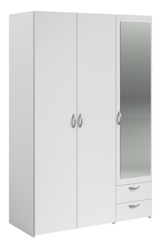 Parisot Kleiderschrank Daily in Weiß (Komplett, 1-St., Mit oder Ohne Spiegel) hochwertig, pflegeleicht und langlebig von Parisot