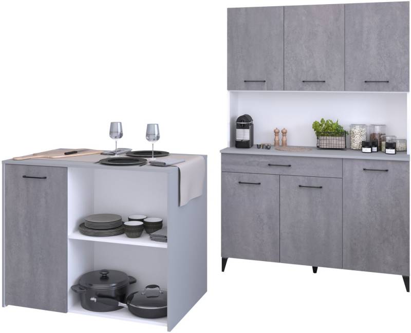 Parisot Mehrzweckschrank-Set Parisot Malice 4, (2-St), Stauraum, tolle Optik, flexibel stell- und nutzbar von Parisot
