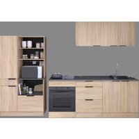 Parisot Schrank-Set ",Breite 300 cm, ohne E-Geräte" variabel stellbar, mit Kabeldurchlass, melaminharzbeschichtet, 6 Stk. tlg. von Parisot