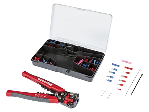 Park side Crimpzangen Set PCZS 231 Schneiden Abisolieren Verpressen Crimpzange, 41450, Rot / Schwarz Park side Crimpzangen Set PCZS 231 Schneiden Abisolieren Verpressen Crimpzange, 41450, Rot / Schwarz von Park side