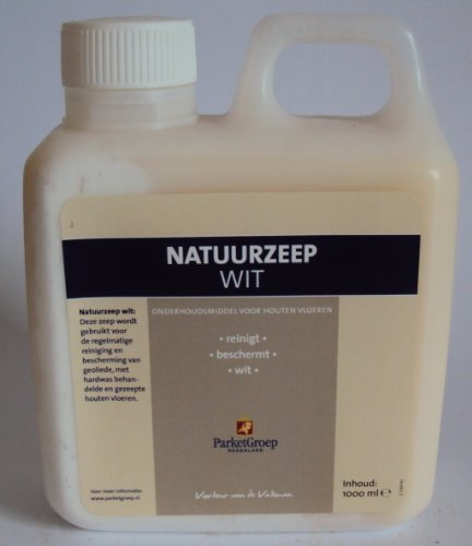 ParketGroep Holzseife/Naturseife flüssig, zur Reinigung und Pflege für Holzböden, Möbel und Parkett, 1 Liter von ParketGroep