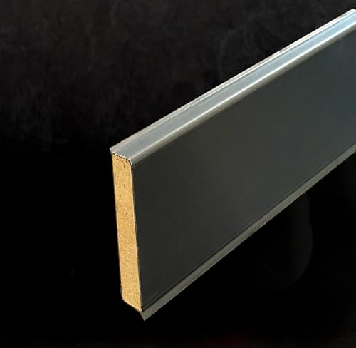 Döllken-Sockelleiste CubuFlexLife 60, Anthrazit 1St=2,5m (Breite: 11 mm) von Parkettbörse