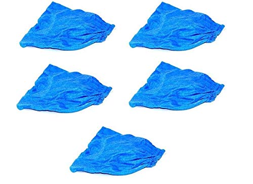 5x Textilfilter/Trockenfilter, Stoffbeutel blau, Parkside PNTS 1300 A1 Lidl IAN 55929 auswaschbarer Motorfilter für Nass Trocken Sauger/Kesselsauger von Parkside