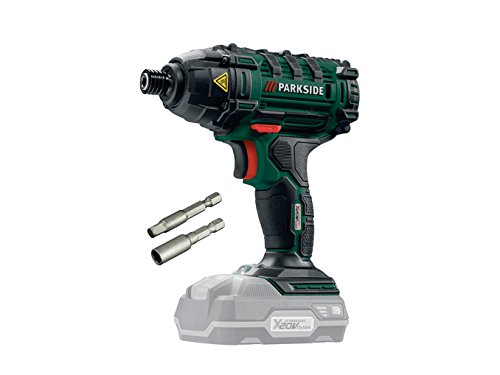 PDSSA 20-Li A1 Akku-Schlagschrauber, Enthalten Vierkantadapter 1′4 Zoll, Bitverlängerung 50 mm von Parkside