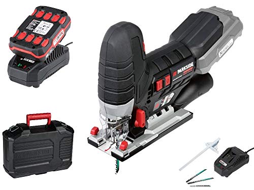 PARKSIDE Performance PSSPA 20-Li Akku-Stichsäge mit Parkside X20V Team Akku 2 Ah und Ladegerät von Routledge