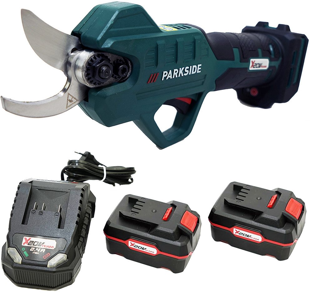 Parkside Akku-Astschere 20V Akku Astssäge PAAS 20 im Transportkoffer Ast Säge Gehölzschneider Parkside Akku-Astschere 20V Akku Astssäge PAAS 20 im Transportkoffer Ast Säge Gehölzschneider von Parkside