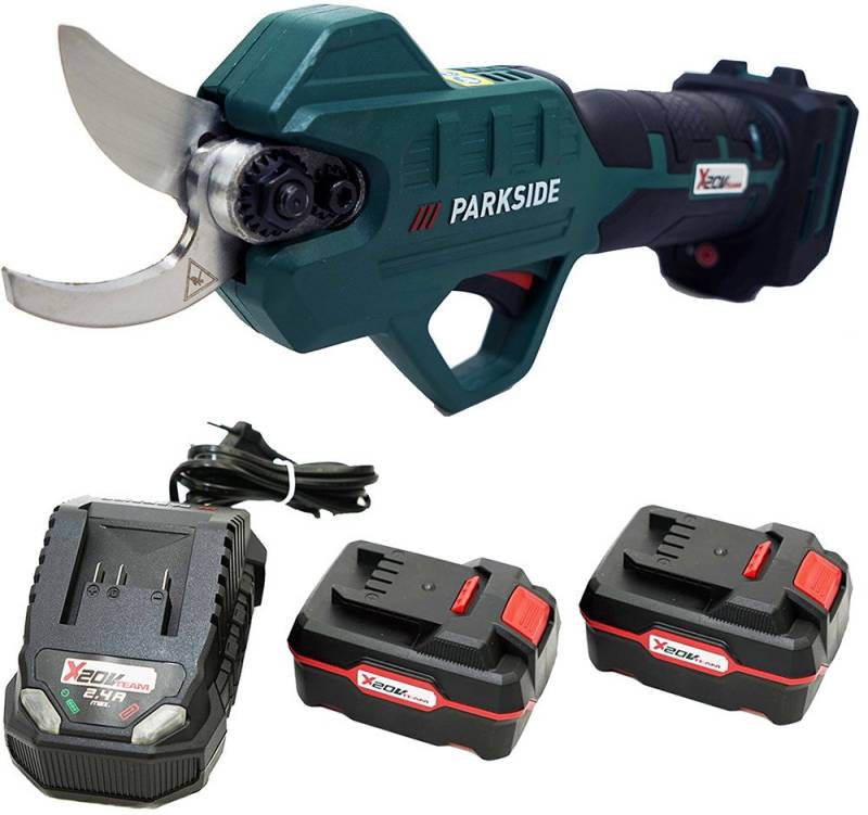 Parkside Akku-Astschere 20V Akku Astssäge PAAS 20 im Transportkoffer Ast Säge Gehölzschneider von Parkside