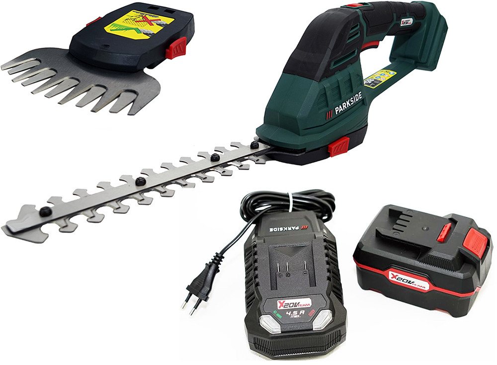 Parkside Akku-Grasschere 20V 2in1 Akku Grasschere Strauchschere PAGS 20-Li - X20V Serie Parkside Akku-Grasschere 20V 2in1 Akku Grasschere Strauchschere PAGS 20-Li - X20V Serie von Parkside