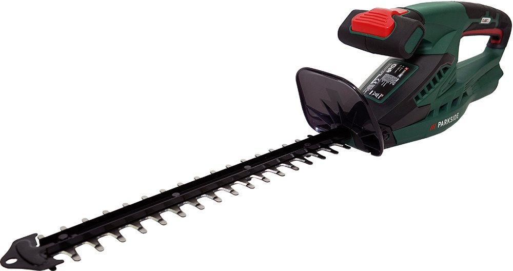 Parkside Akku-Heckenschere 12V Akku Heckenschere PHSA 12 (ohne Akku), Lasercut-Qualitätsmesser mit Anschlagschutz von Parkside