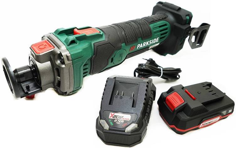 Parkside Akku-Kurvenschere 20 V Akku Rotationsschneider PRSA 20-Li A1, ohne Akku u. Ladegerät, 20 in V von Parkside