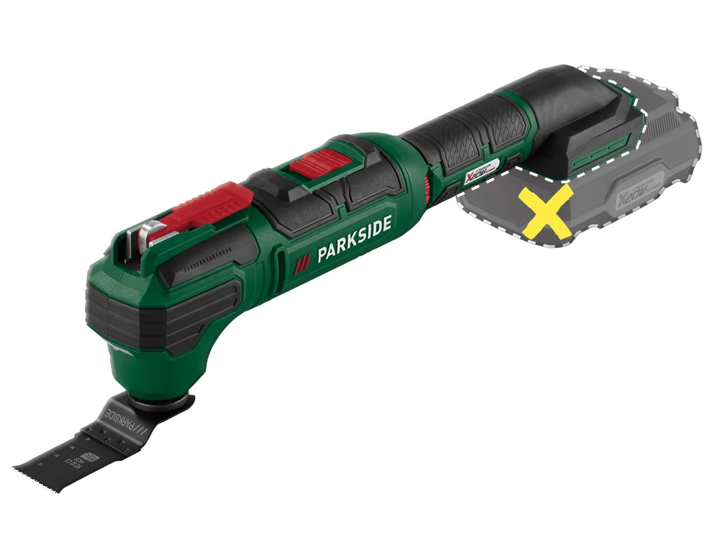 Parkside Akku-Multifunktionswerkzeug PARKSIDE Akku-Multifunktionswerkzeug PAMFW 20-Li C3 ohne Akku und Parkside Akku-Multifunktionswerkzeug PARKSIDE Akku-Multifunktionswerkzeug PAMFW 20-Li C3 ohne Akku und von Parkside