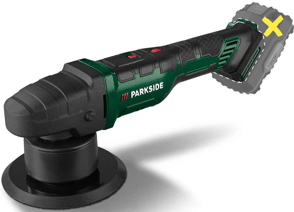 Parkside Akku-Poliermaschine 20V Polierer PPMA 20-Li C3, ohne Akku und Ladegerät, Ø 150mm von Parkside