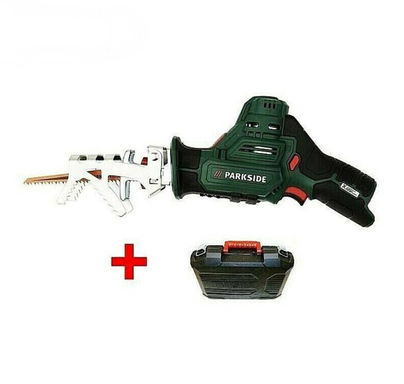 Parkside Akku-Säbelsäge PARKSIDE Akku-Astsäge PAAS 12 X 12 V Serie Solo Gerät plus Koffer von Parkside