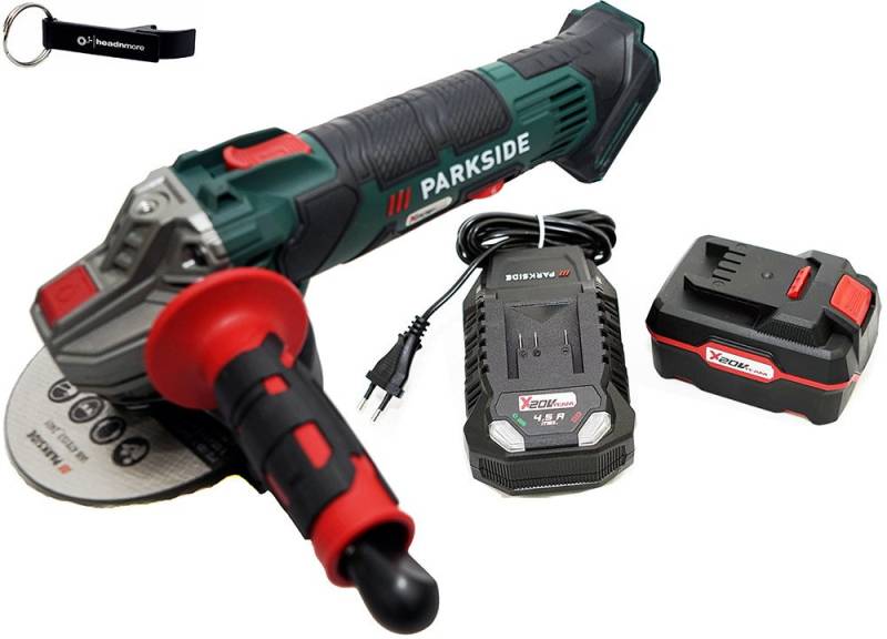 Parkside Akku-Winkelschleifer 20V Akku Winkelschleifer PWSA 20 im Transportkoffer, max. 11500 U/min Parkside Akku-Winkelschleifer 20V Akku Winkelschleifer PWSA 20 im Transportkoffer, max. 11500 U/min von Parkside