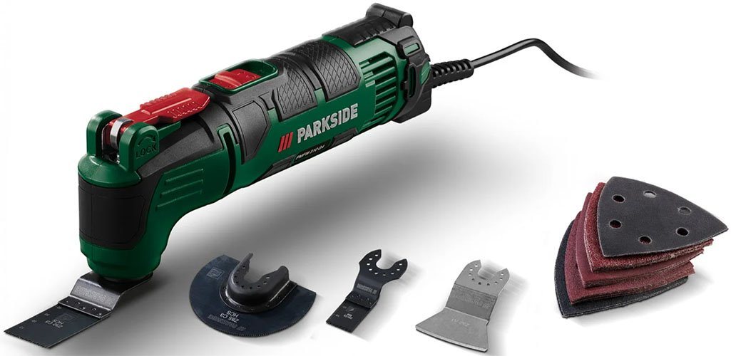 Parkside Elektro-Multifunktionswerkzeug PMFW 310 G4, 310W, Multischleifer, 230 V von Parkside