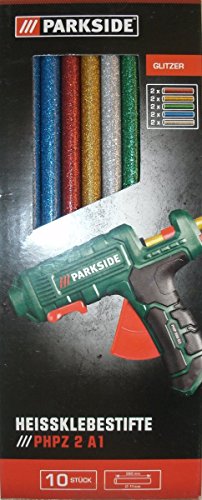 Parkside Heissklebestifte PHPZ 2 A1 - Bunt Glitzer (10 Stück) von Parkside