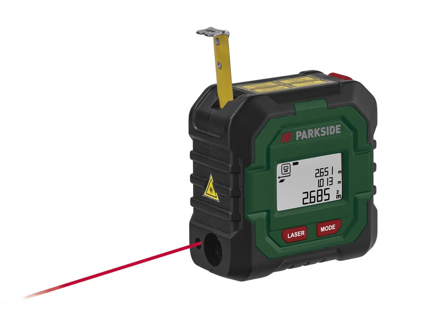 Parkside Lasermessgerät PARKSIDE® Akku-Laserentfernungsmesser PLMB 4 C2 Lasermesser Lasergerät von Parkside