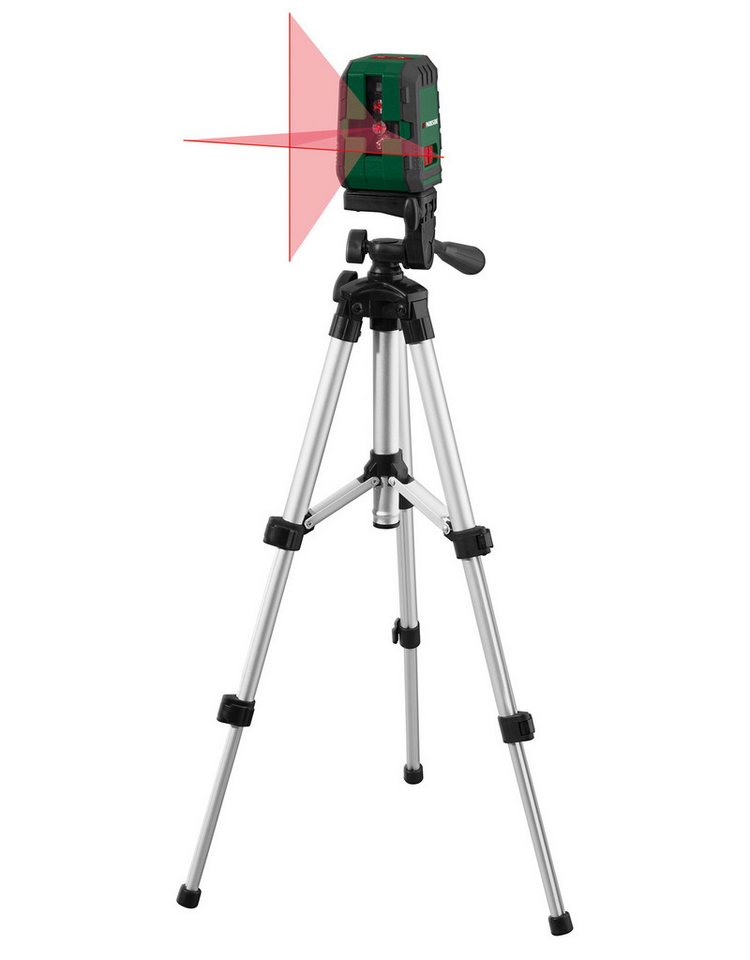 Parkside Lasermessgerät PARKSIDE Kreuzlinienlaser Linienlaser mit Stativ »PKLL 10 B4« selbstni von Parkside