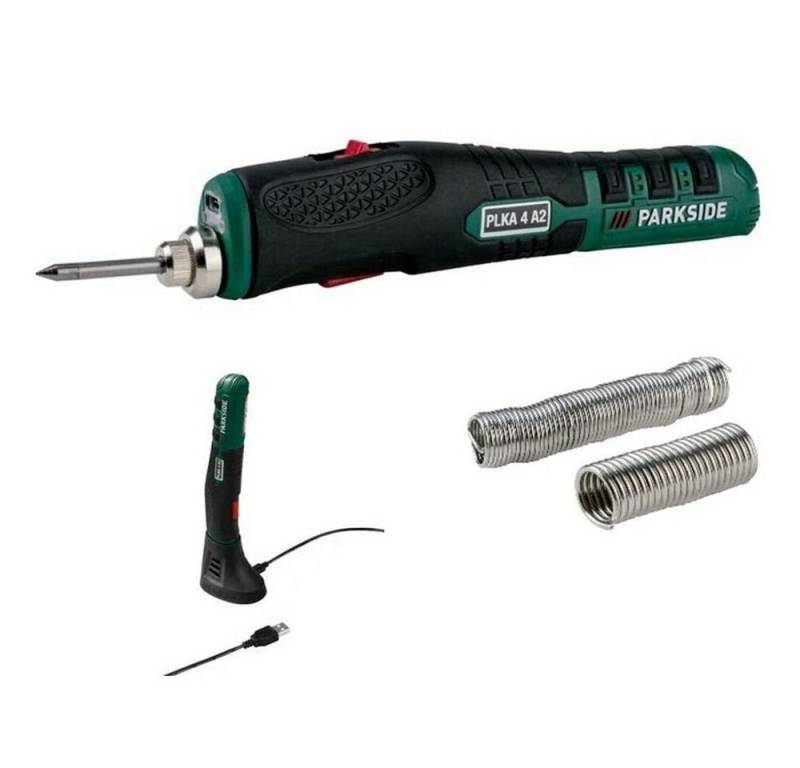 Parkside Lötkolben Akku-Lötkolben PLKA 4 mit gummierter Griffzone, LED-Arbeitsleuchte Parkside Lötkolben Akku-Lötkolben PLKA 4 mit gummierter Griffzone, LED-Arbeitsleuchte von Parkside