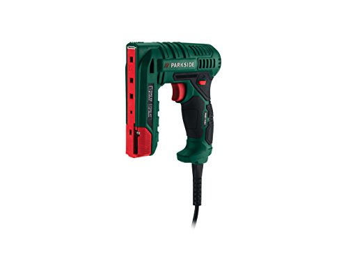 Parkside PHET 15 B1 Elektrisches Nagelgerät/Hefter, kompatibel mit handelsüblichen Nägeln und Heftklammern, Anwendung: Dekoration, Basteln, Heimgebrauch, Kabellänge: 3 m. Parkside PHET 15 B1 Elektrisches Nagelgerät/Hefter, kompatibel mit handelsüblichen Nägeln und Heftklammern, Anwendung: Dekoration, Basteln, Heimgebrauch, Kabellänge: 3 m. von Parkside