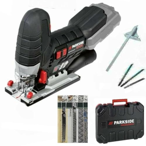 Parkside Performance PSSPA 20-Li Akku-Stichsäge X20V Team ohne Akku/Ladegerät+3 Extra Stichsägeblätter 9238 von Parkside