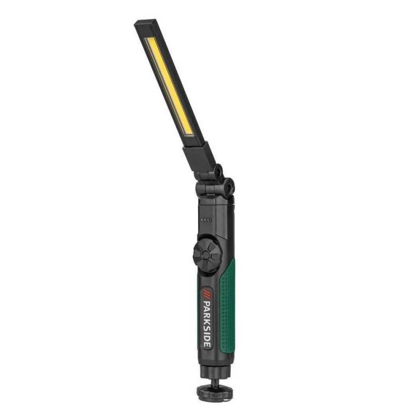 Parkside Taschenlampe PARKSIDE Akku-Stabarbeitsleuchte PSDD 2000, klappbar mit Magnetfuß von Parkside