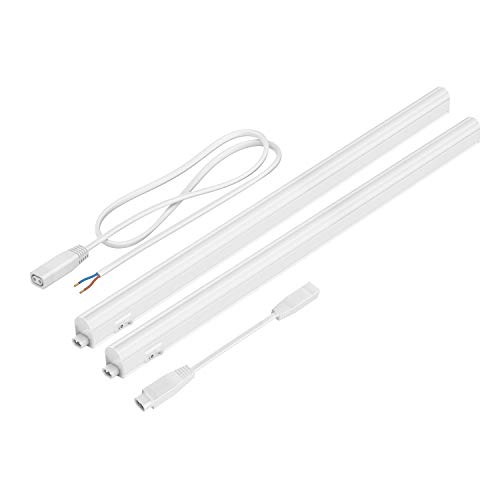 parlat LED Unterbau-Leuchten Rigel, je 57,3cm (weiß, 15,518W, je 880lm, 130°) 2er Set von parlat