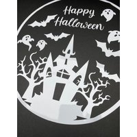 Happy Halloween Fensteraufkleber Display - Wiederverwendbare Fensteraufkleber, Halloween, Herbst, Wiederverwendbar Happy Halloween Fensteraufkleber Display - Wiederverwendbare Fensteraufkleber, Halloween, Herbst, Wiederverwendbar von ParliShop