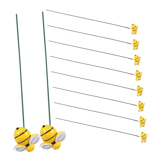 Parliky 10 Stück Teiliges Garten bienenstecker Langlebigem Eisen und Kunststoff Realistische Bienen deko für Blumenbeete Terrasse und Grünfläche Spitze Gartenstecker für Einfache Parliky 10 Stück Teiliges Garten bienenstecker Langlebigem Eisen und Kunststoff Realistische Bienen deko für Blumenbeete Terrasse und Grünfläche Spitze Gartenstecker für Einfache von Parliky