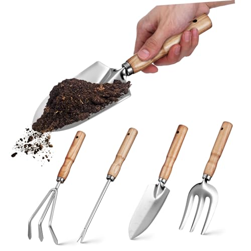Parliky 1Satz Gartenwerkzeug Set Teiliges Set Hochwertigem mit Holzgriffen für Gartenarbeiten Bequeme Handhabung Geschenkidee für Gartenliebhaber Parliky 1Satz Gartenwerkzeug Set Teiliges Set Hochwertigem mit Holzgriffen für Gartenarbeiten Bequeme Handhabung Geschenkidee für Gartenliebhaber von Parliky