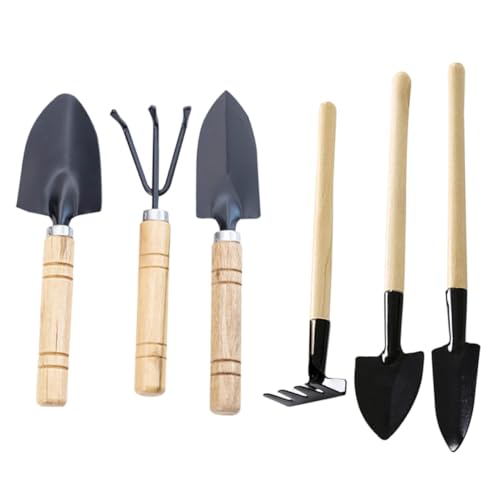 Parliky 2 Sätze Teiliges Gartenwerkzeug aus und Eisen Leichtes Handgerät für Bodenlockern Unkrautentfernung und Umpflanzen Ergonomisch Gestaltet für Hobby und Pflanzpflege im Außenbereich Parliky 2 Sätze Teiliges Gartenwerkzeug aus und Eisen Leichtes Handgerät für Bodenlockern Unkrautentfernung und Umpflanzen Ergonomisch Gestaltet für Hobby und Pflanzpflege im Außenbereich von Parliky