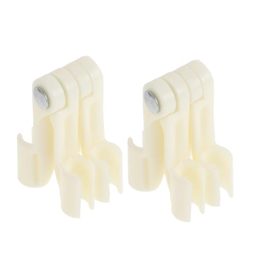 Parliky 2 Stück Bettnetz Stabilisierungsklammern aus Robustem Kunststoff Faltbare Halteclips für Moskitonetz Befestigung Praktische Fixierclips für Schlafzimmer Baldachin Stabiler von Parliky