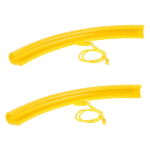 Parliky 2 Stück Felgenschutz Gelb aus Dickem Abriebfestem Material Reifenmontage Kantenschutz für Auto Motorrad Langlebiger Stahlfelgenschutz gegen Kratzer und Abrieb von Parliky