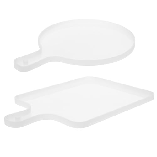 Parliky 2 Stück Silikonform Tablett Teilig Flexible Rutschfeste Silikon Tray Mold in Rechteckiger und Runder Form Wiederverwendbar Leicht zu Reinigen für DIY Schmuck und Kunstharzarbeiten Parliky 2 Stück Silikonform Tablett Teilig Flexible Rutschfeste Silikon Tray Mold in Rechteckiger und Runder Form Wiederverwendbar Leicht zu Reinigen für DIY Schmuck und Kunstharzarbeiten von Parliky