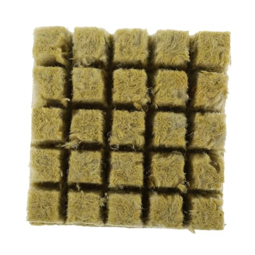 Parliky 25 Stück Teiliges Anzuchtblock Gartenpflanzen Leichtes Luftdurchlässiges Substrat mit Großer Porosität Soilless Nährstoffwürfel für Blumen und Gemüse Einfaches Umpflanzen ohne von Parliky